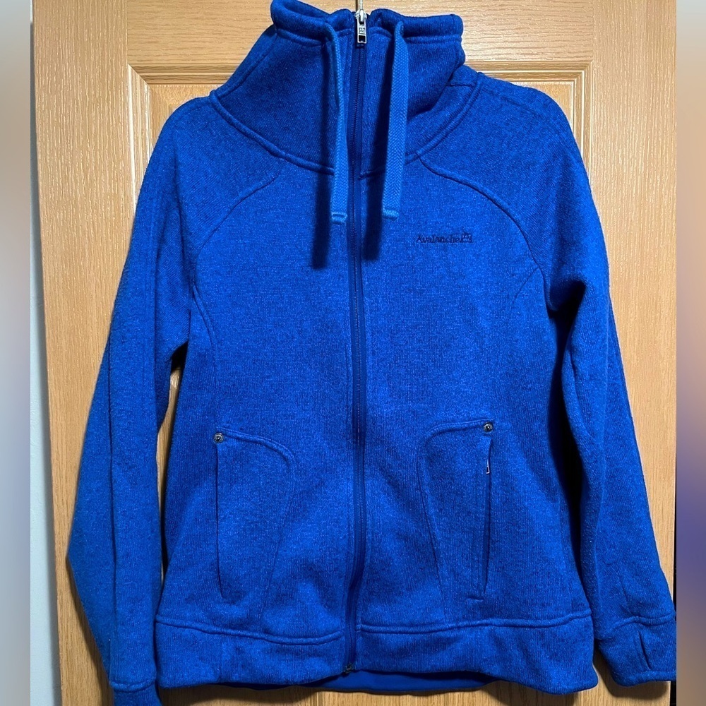 Avalanche Ladies' Full Zip Moisture Wicking Sweater Knit Fleece Jacket